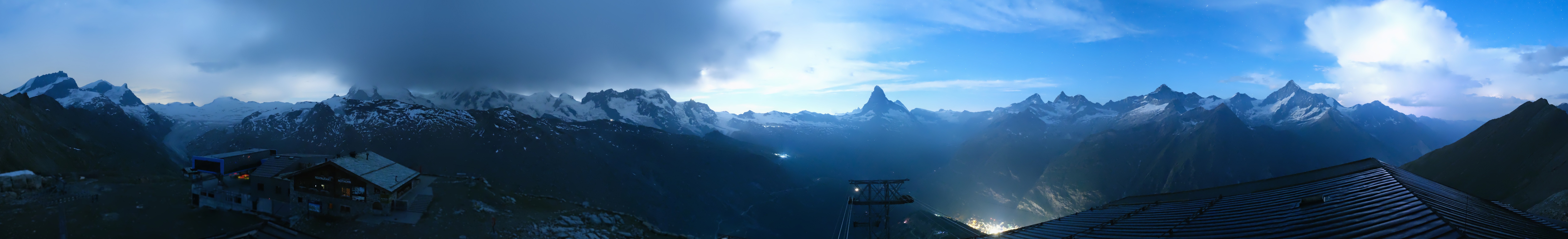 Archiv Foto Webcam Panoramablick vom Rothorn