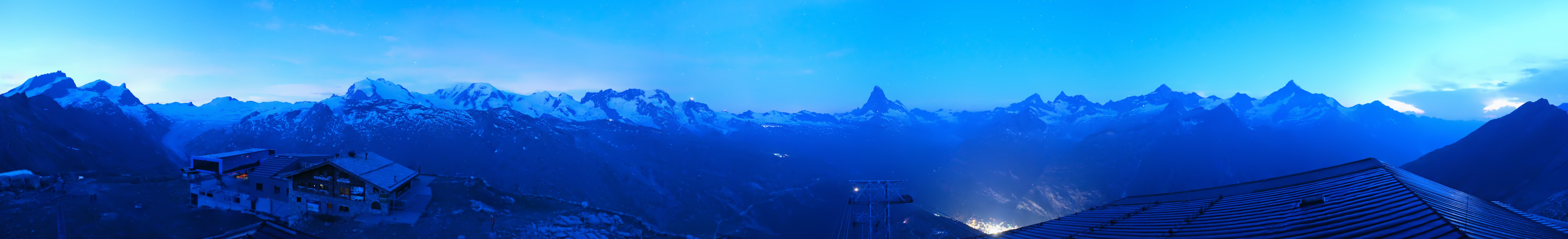 Archiv Foto Webcam Panoramablick vom Rothorn