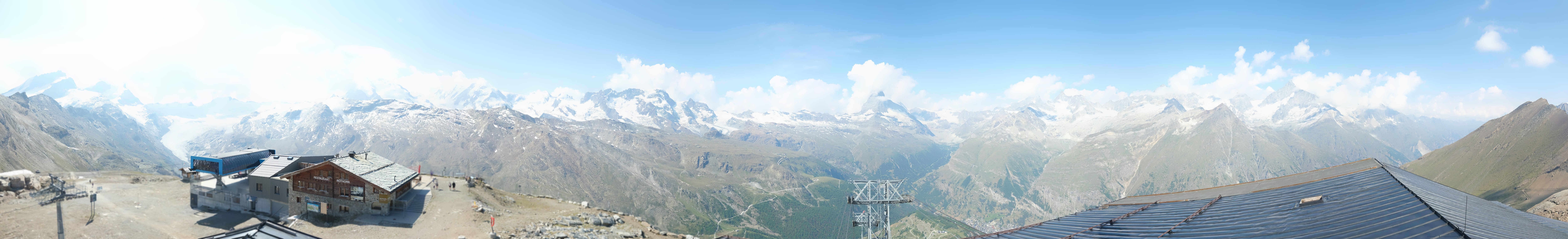 Archived image Webcam Panoramic view from Rothorn