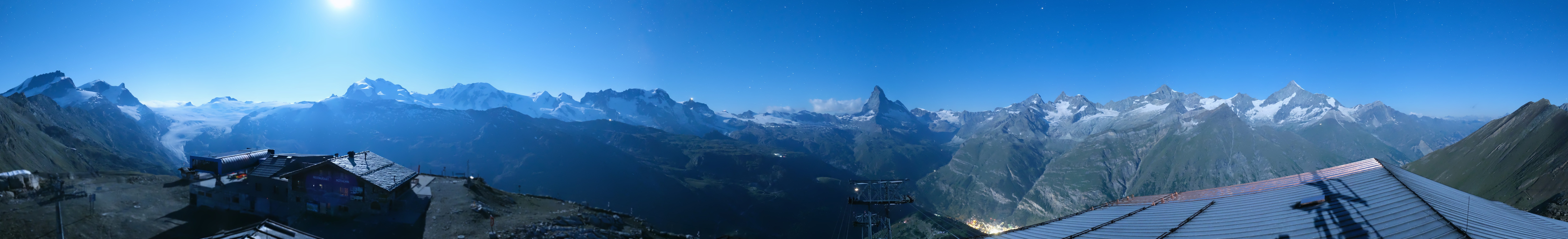 Archiv Foto Webcam Panoramablick vom Rothorn