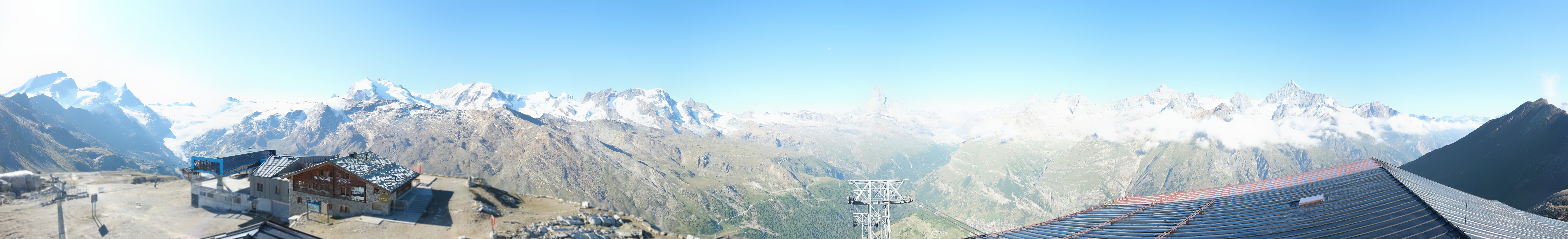 Archiv Foto Webcam Panoramablick vom Rothorn