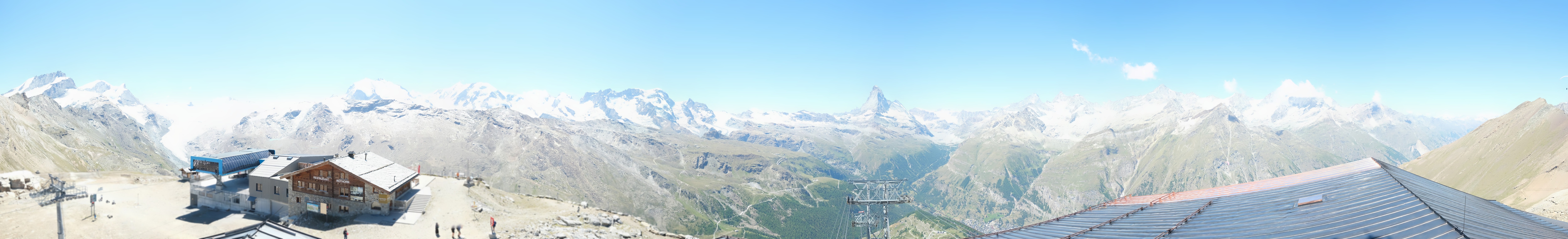 Archiv Foto Webcam Panoramablick vom Rothorn