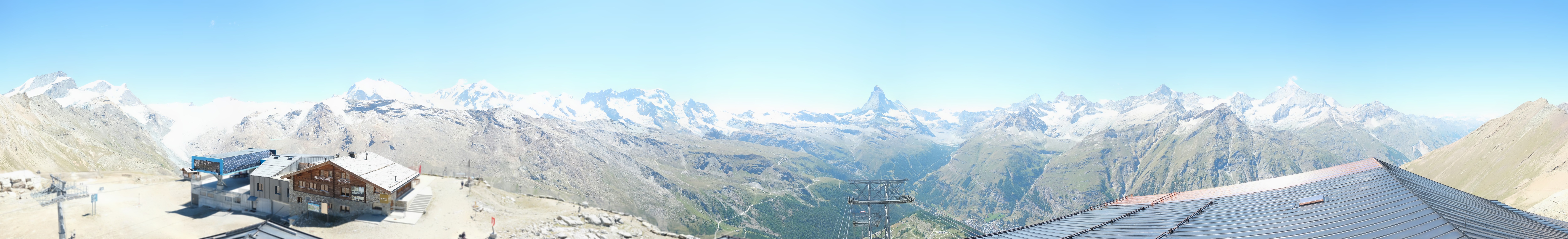 Archiv Foto Webcam Panoramablick vom Rothorn