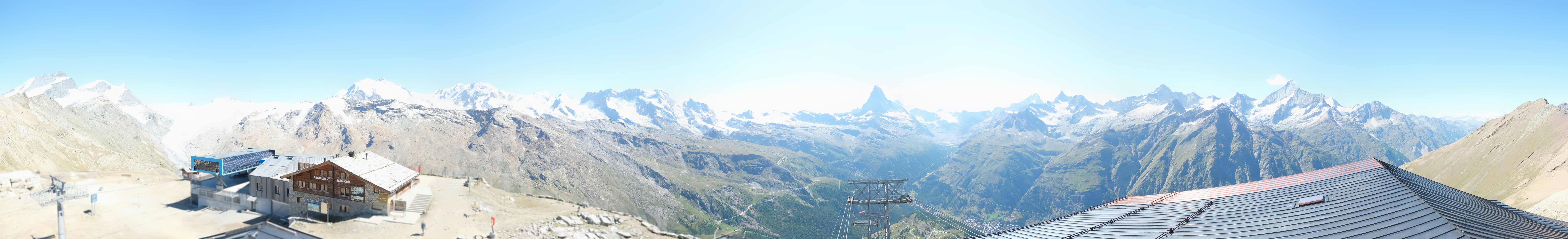 Archiv Foto Webcam Panoramablick vom Rothorn