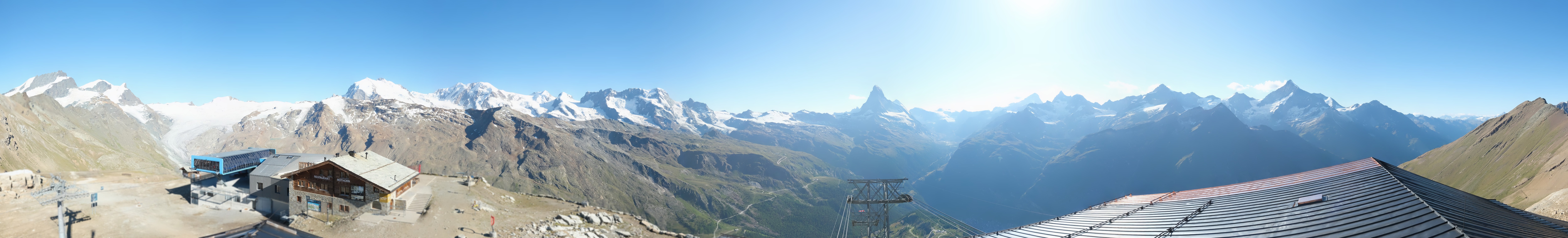 Archiv Foto Webcam Panoramablick vom Rothorn