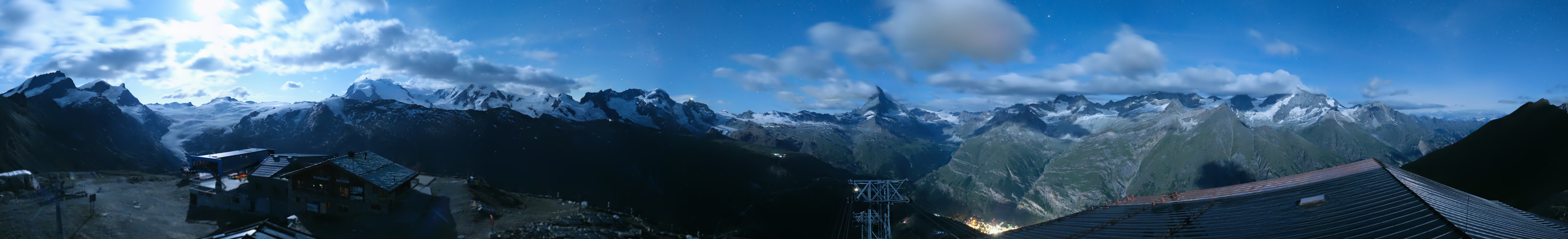Archived image Webcam Panoramic view from Rothorn