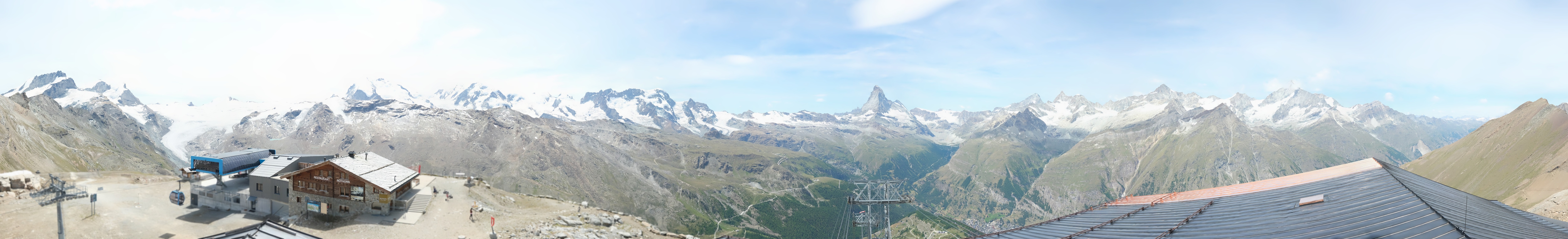 Archived image Webcam Panoramic view from Rothorn