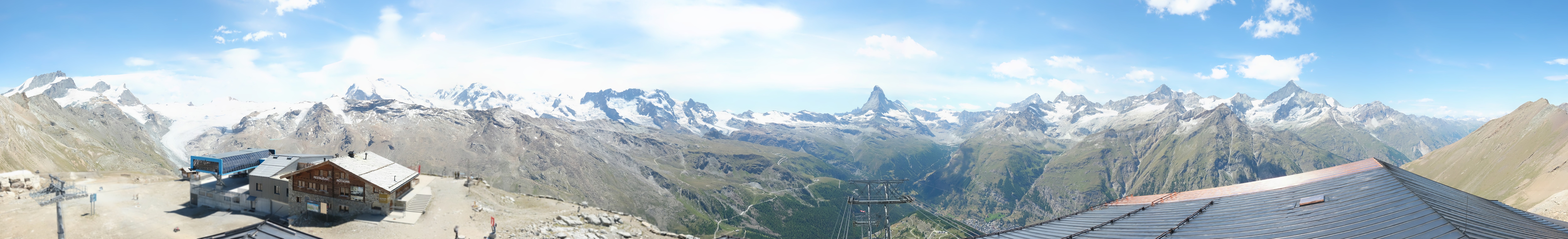 Archived image Webcam Panoramic view from Rothorn