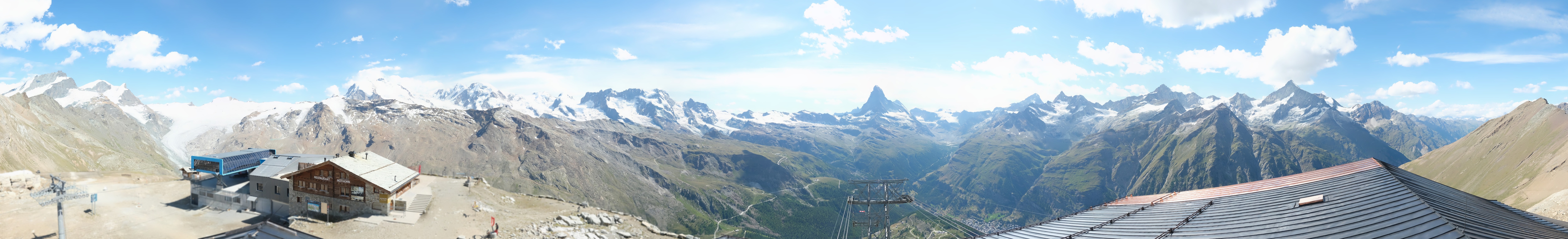 Archived image Webcam Panoramic view from Rothorn
