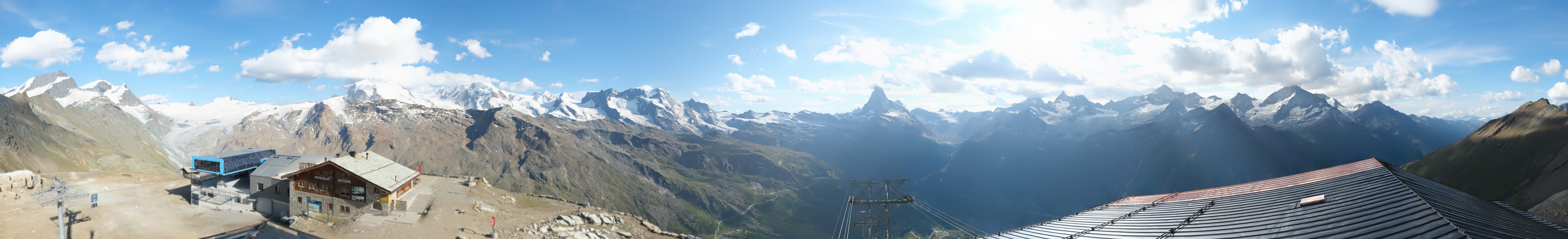 Archived image Webcam Panoramic view from Rothorn
