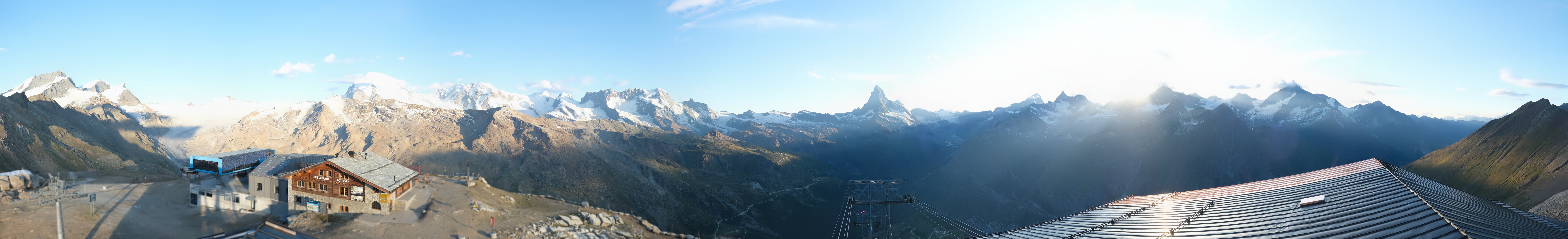 Archived image Webcam Panoramic view from Rothorn