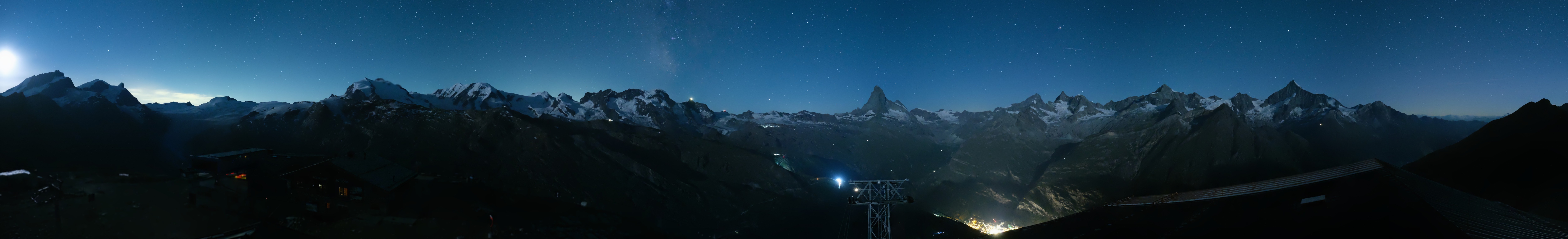 Archiv Foto Webcam Panoramablick vom Rothorn