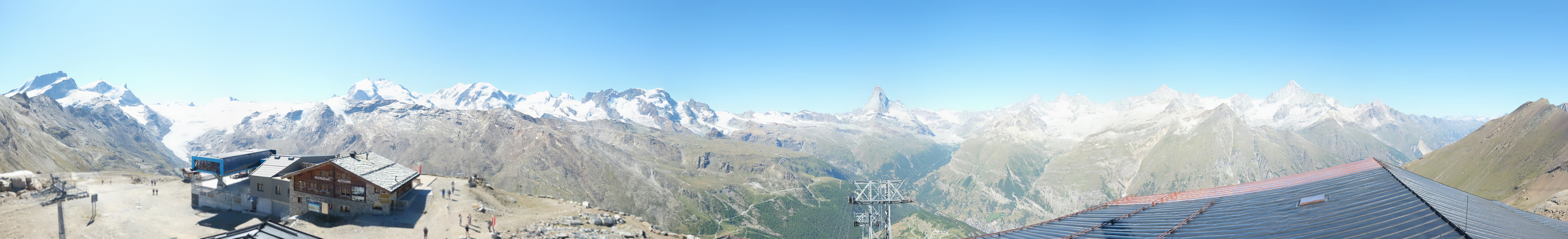 Archiv Foto Webcam Panoramablick vom Rothorn
