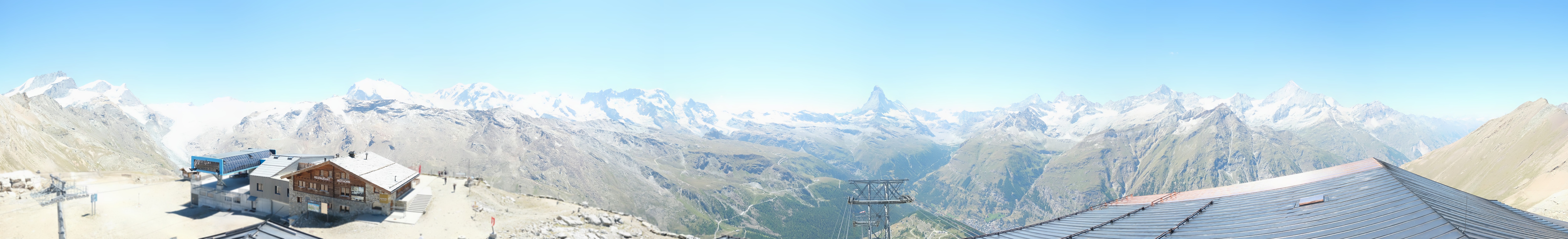 Archiv Foto Webcam Panoramablick vom Rothorn
