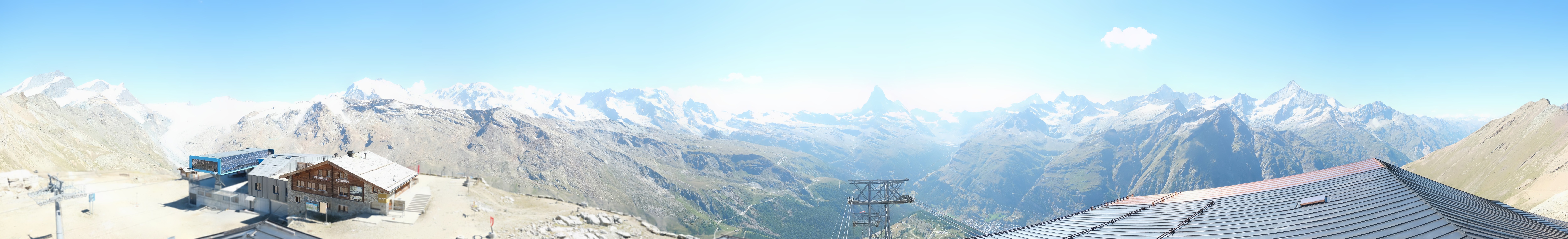 Archiv Foto Webcam Panoramablick vom Rothorn