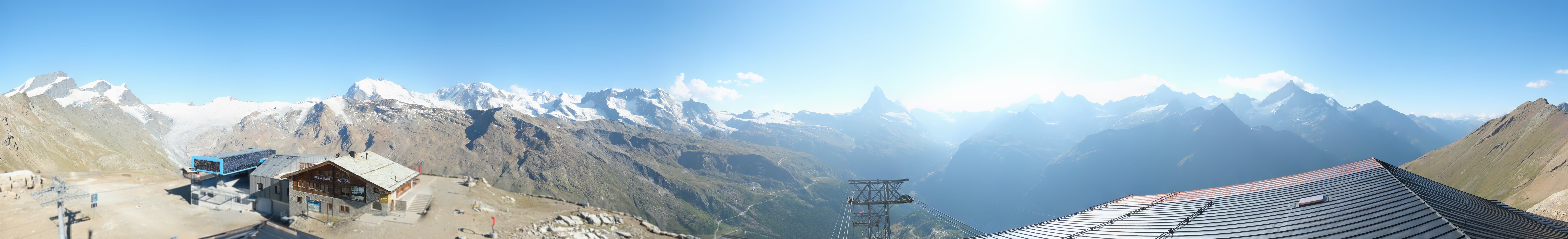 Archiv Foto Webcam Panoramablick vom Rothorn