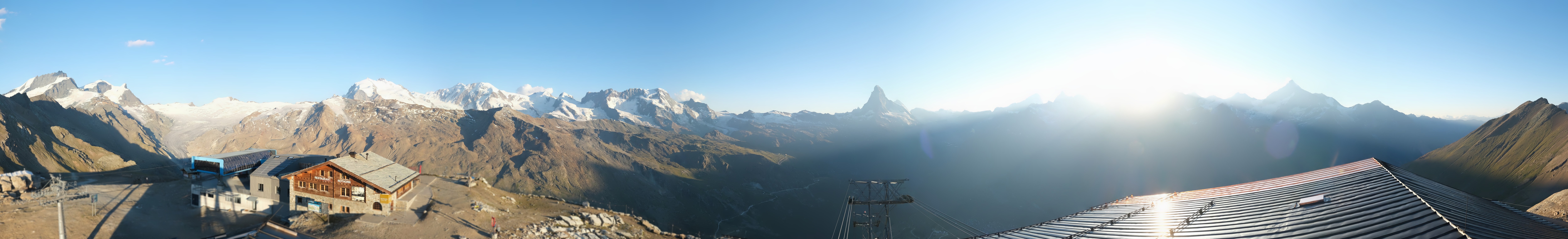 Archiv Foto Webcam Panoramablick vom Rothorn