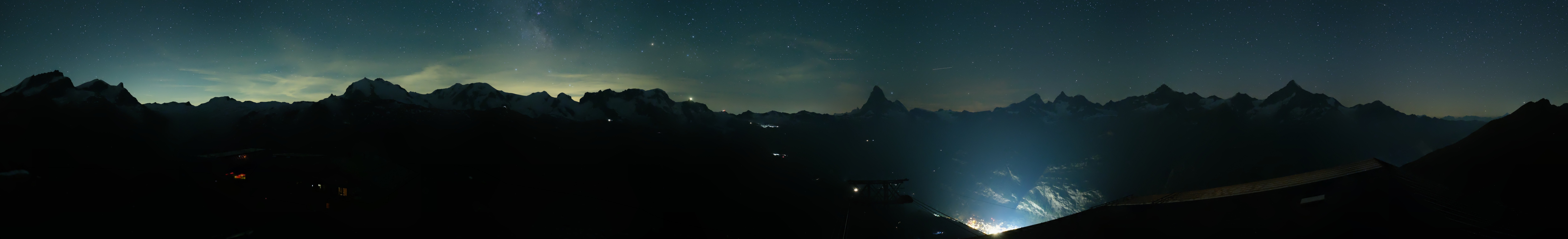 Archiv Foto Webcam Panoramablick vom Rothorn