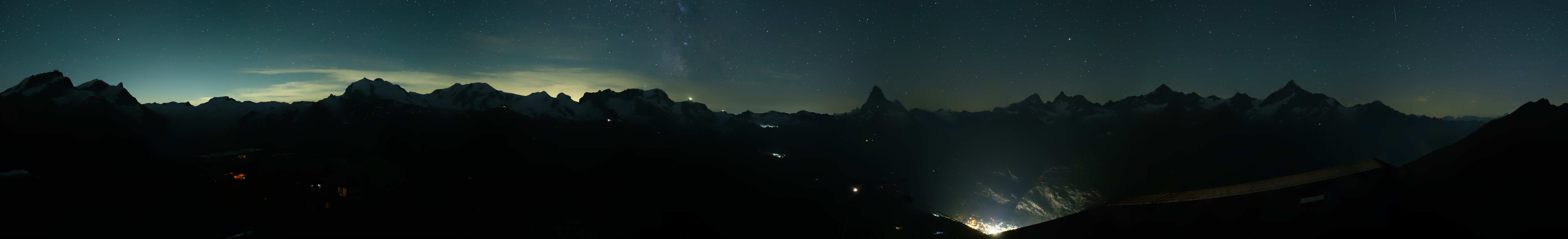 Archiv Foto Webcam Panoramablick vom Rothorn