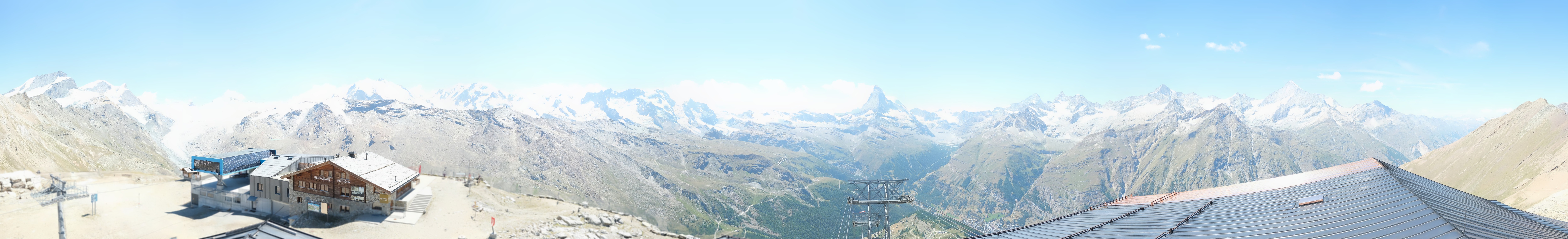 Archiv Foto Webcam Panoramablick vom Rothorn