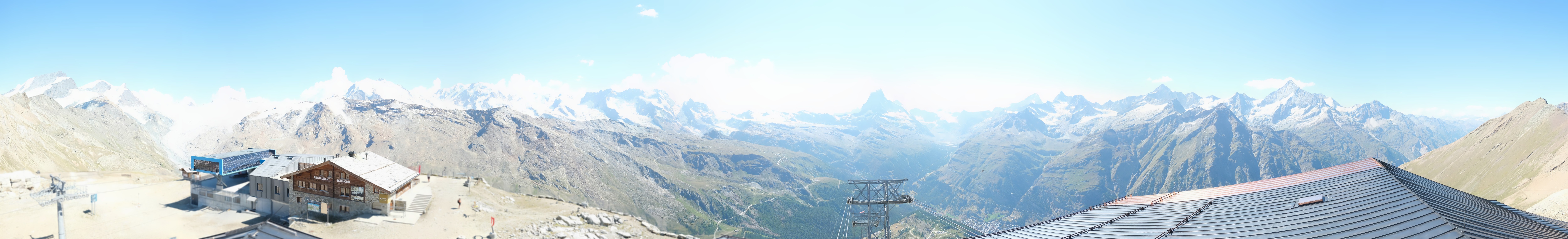 Archiv Foto Webcam Panoramablick vom Rothorn