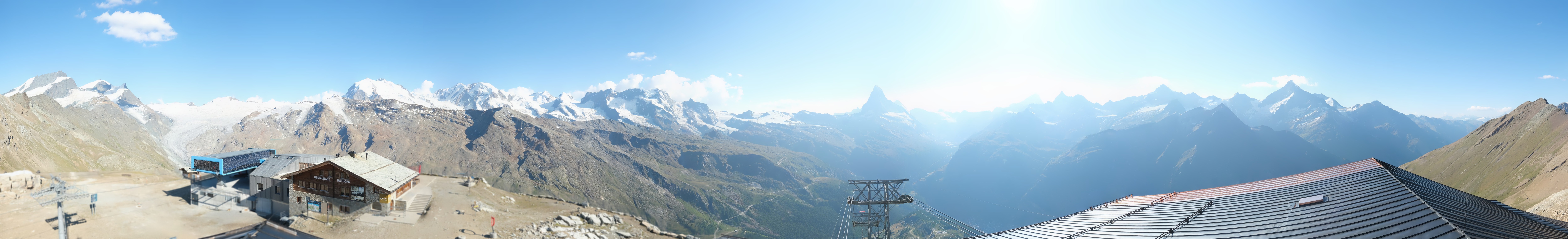 Archiv Foto Webcam Panoramablick vom Rothorn