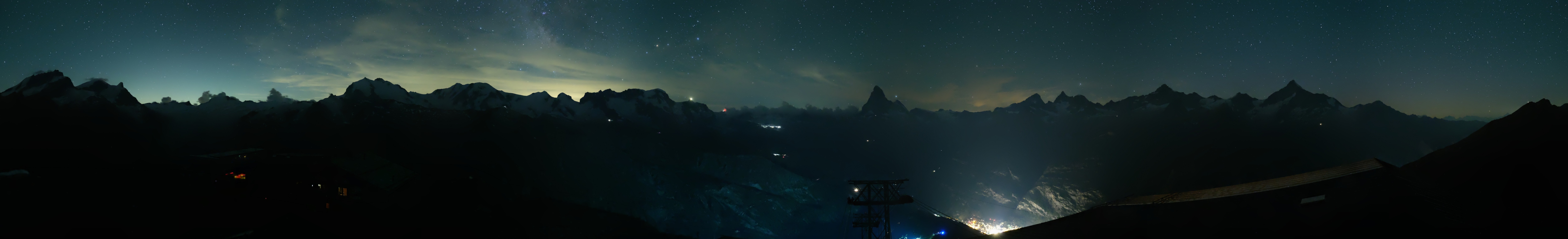 Archiv Foto Webcam Panoramablick vom Rothorn