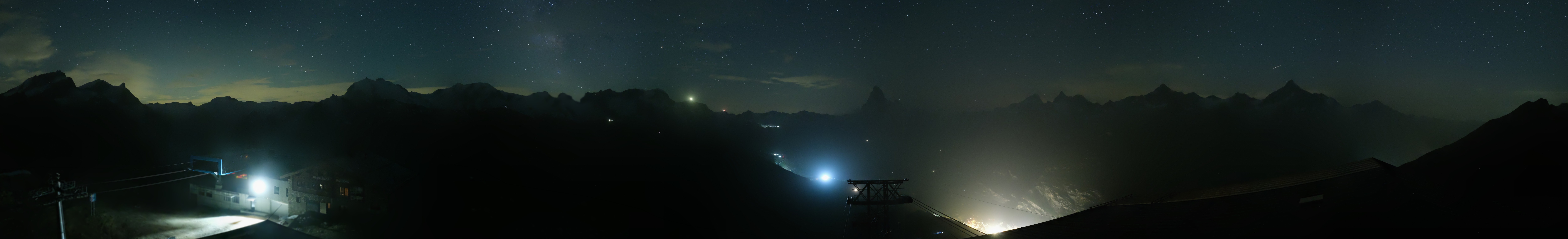 Archived image Webcam Panoramic view from Rothorn