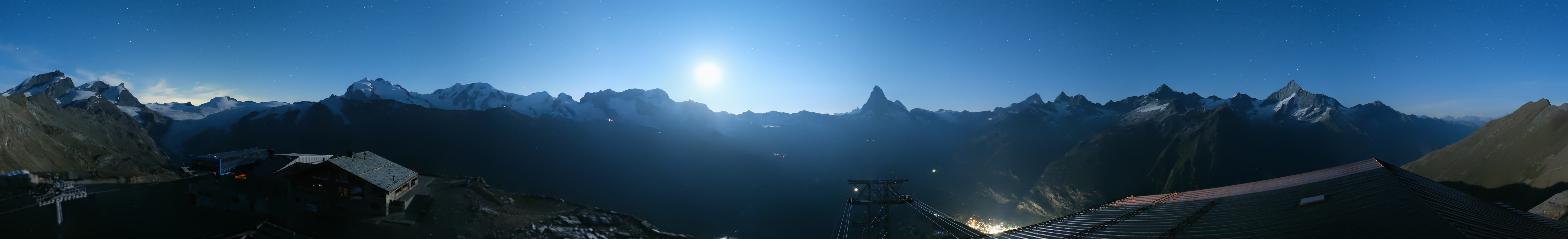 Archiv Foto Webcam Panoramablick vom Rothorn