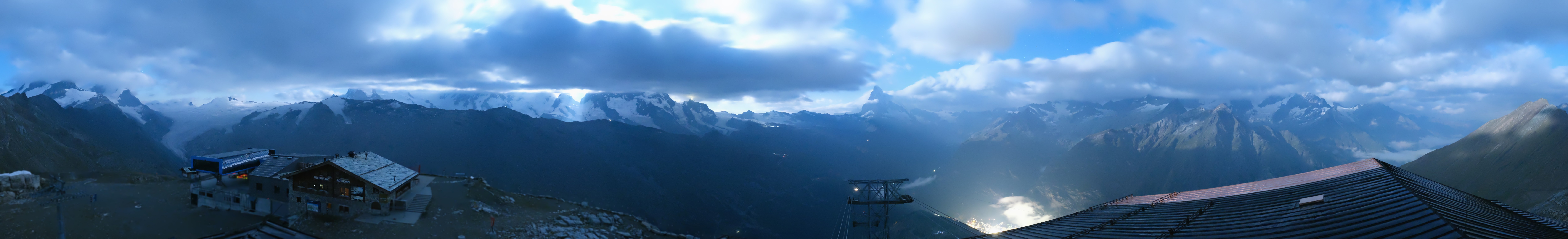 Archived image Webcam Panoramic view from Rothorn