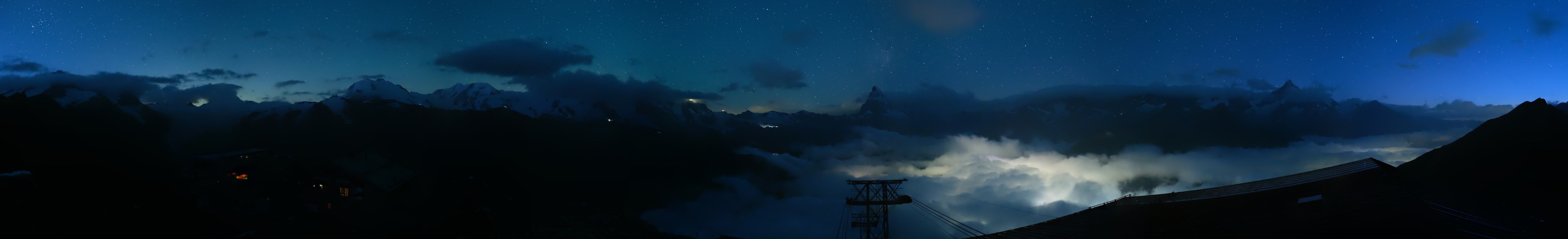 Archived image Webcam Panoramic view from Rothorn