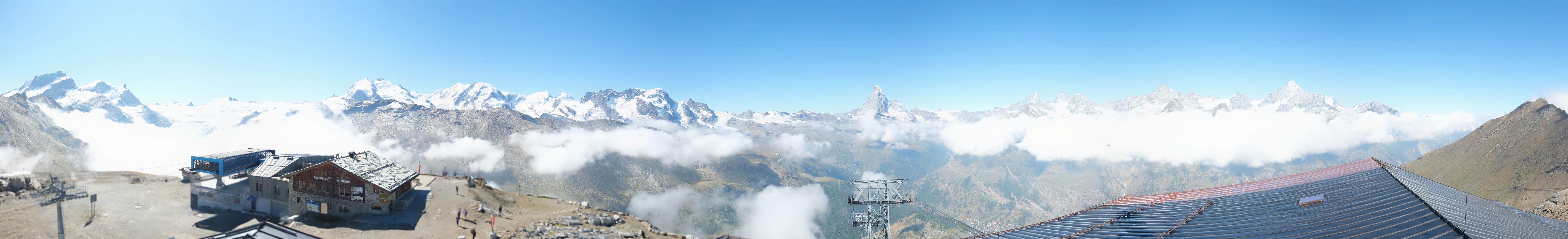 Archived image Webcam Panoramic view from Rothorn
