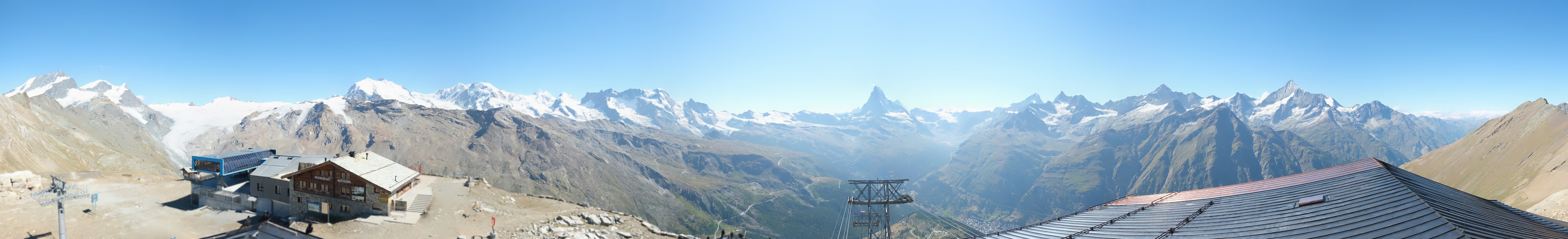 Archived image Webcam Panoramic view from Rothorn