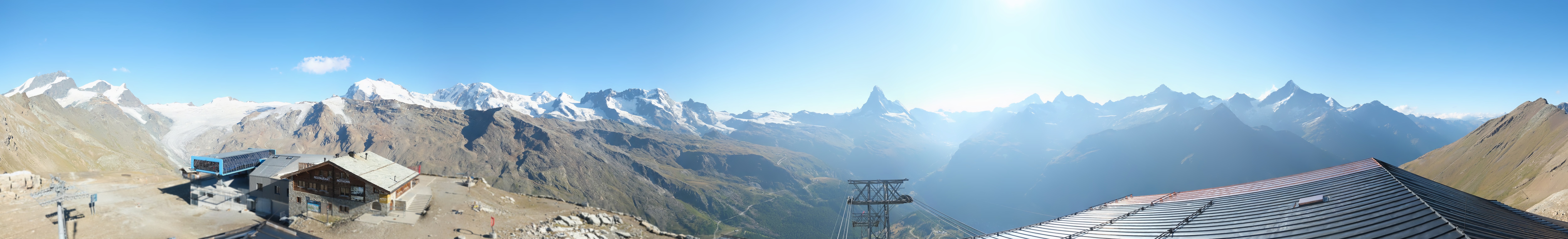 Archived image Webcam Panoramic view from Rothorn