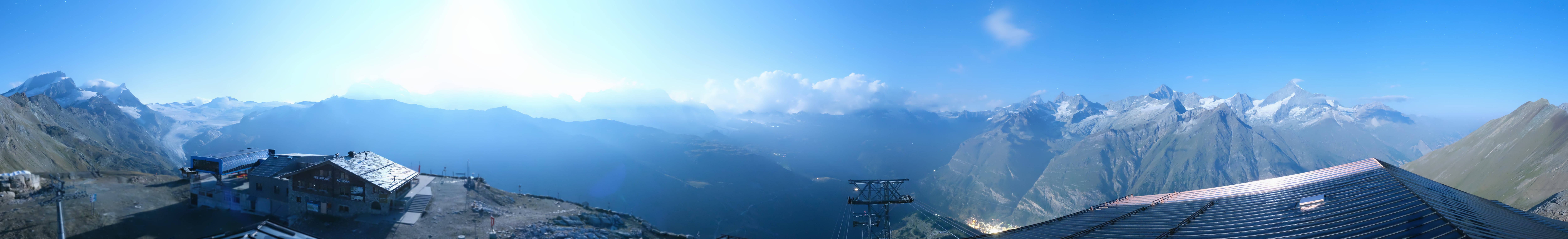Archiv Foto Webcam Panoramablick vom Rothorn