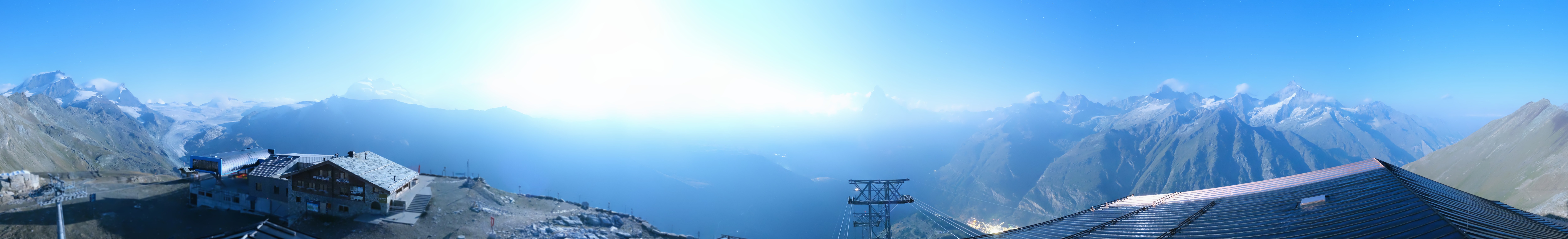 Archiv Foto Webcam Panoramablick vom Rothorn