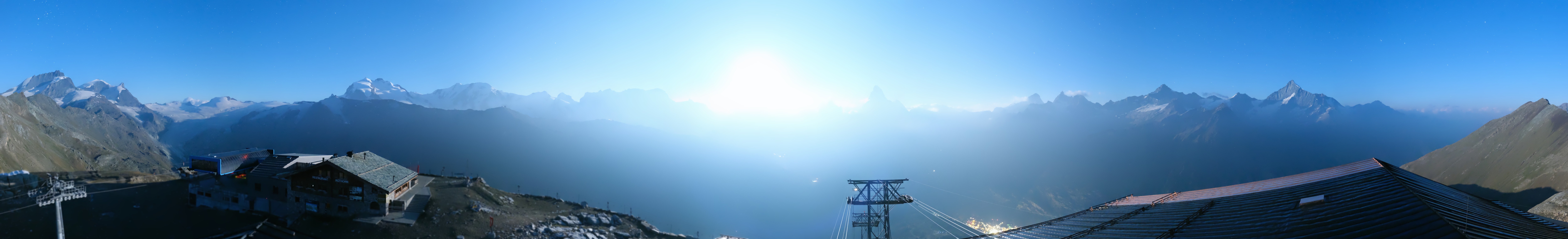 Archiv Foto Webcam Panoramablick vom Rothorn