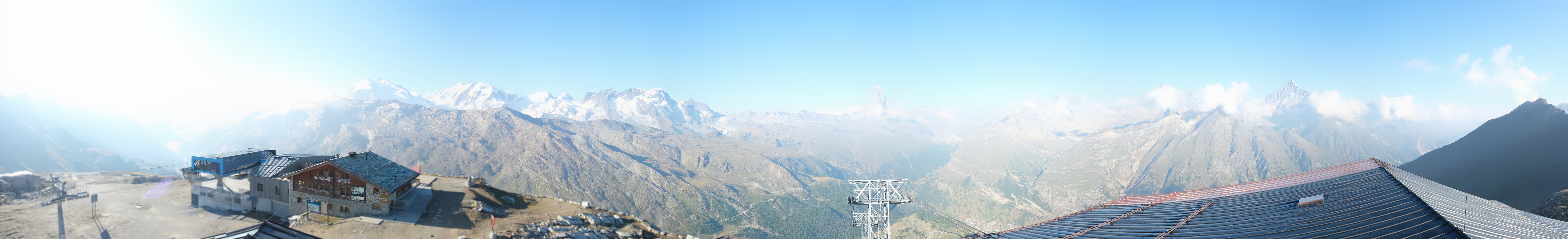 Archiv Foto Webcam Panoramablick vom Rothorn