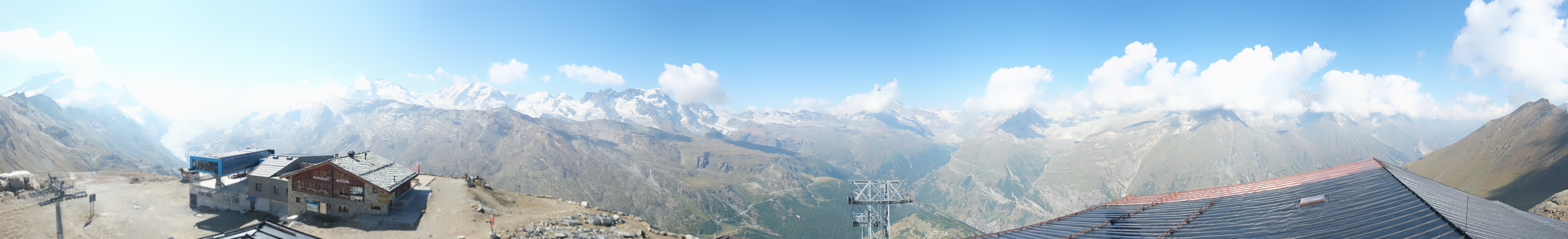 Archiv Foto Webcam Panoramablick vom Rothorn