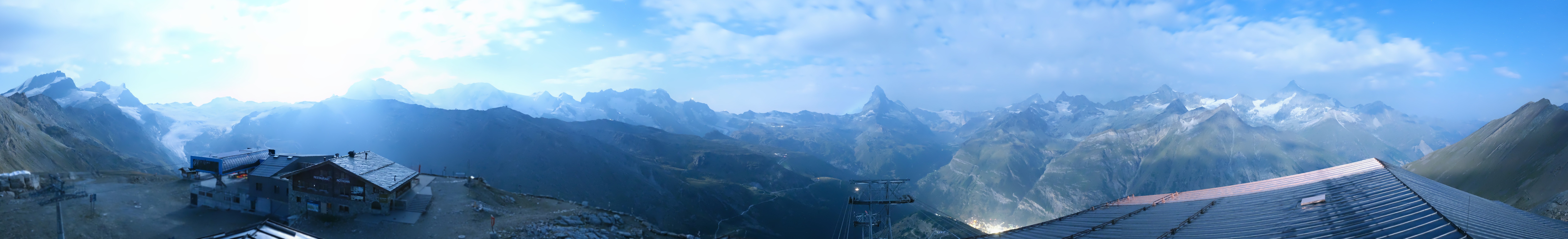 Archiv Foto Webcam Panoramablick vom Rothorn