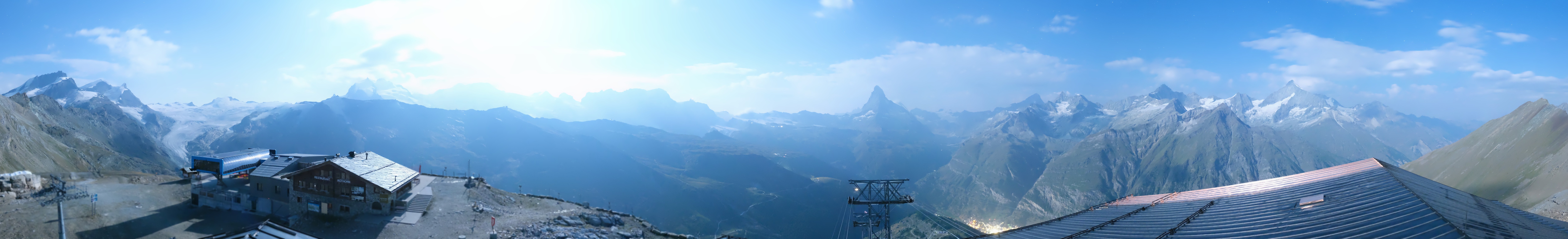 Archiv Foto Webcam Panoramablick vom Rothorn