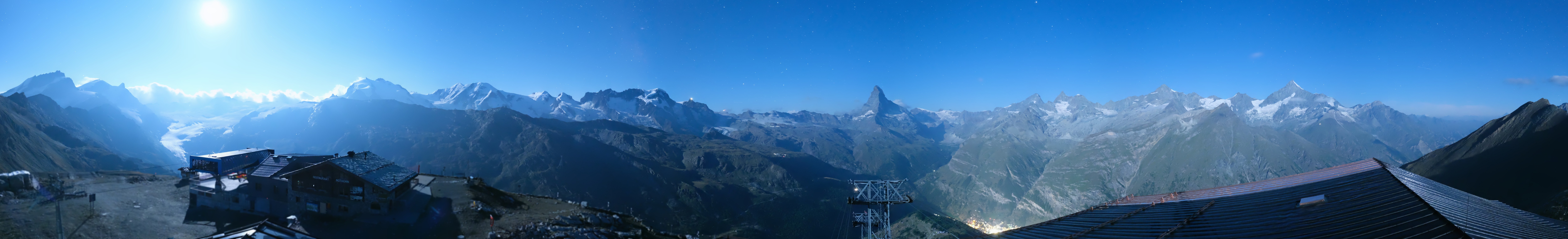 Archiv Foto Webcam Panoramablick vom Rothorn