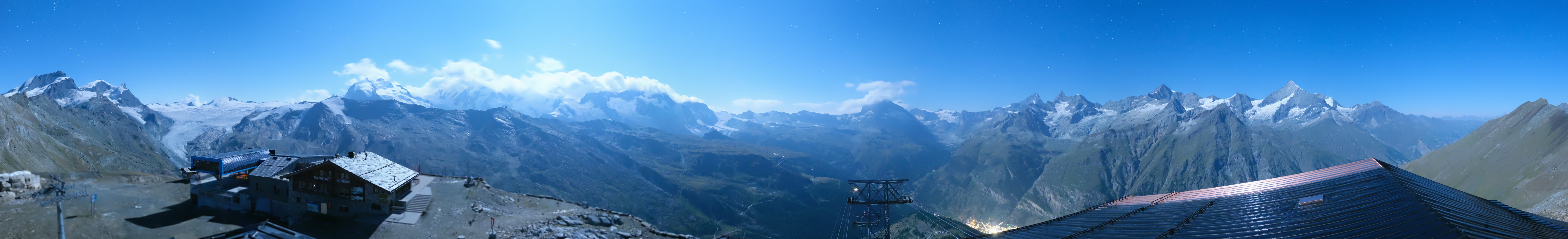 Archived image Webcam Panoramic view from Rothorn