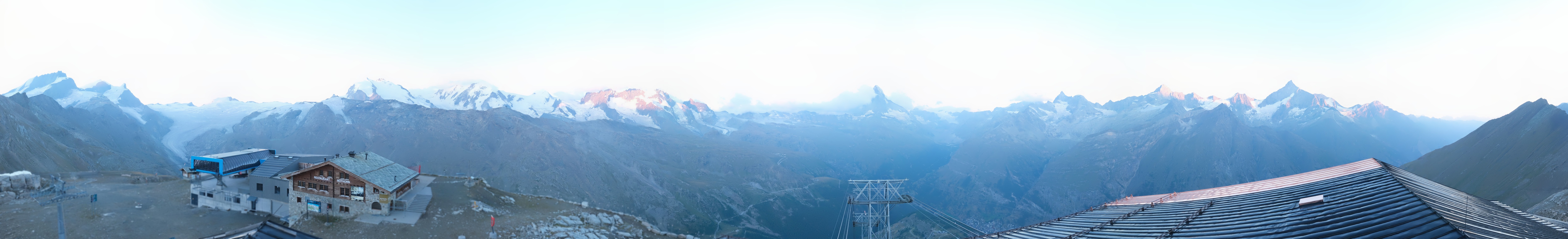 Archiv Foto Webcam Panoramablick vom Rothorn