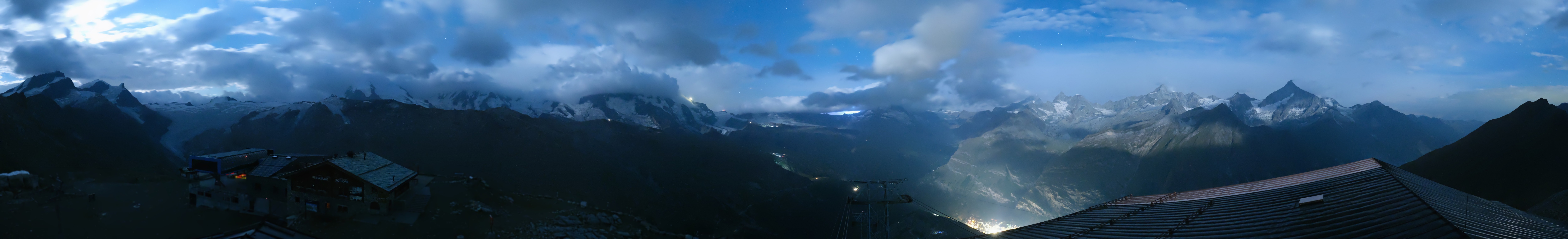 Archiv Foto Webcam Panoramablick vom Rothorn