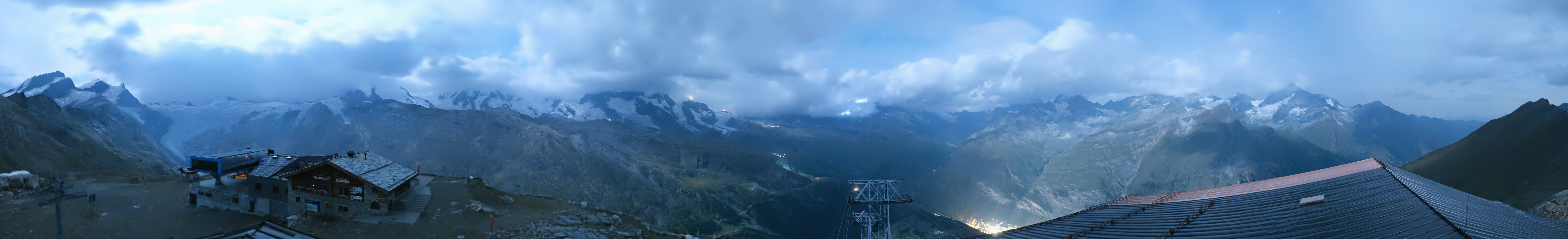 Archiv Foto Webcam Panoramablick vom Rothorn