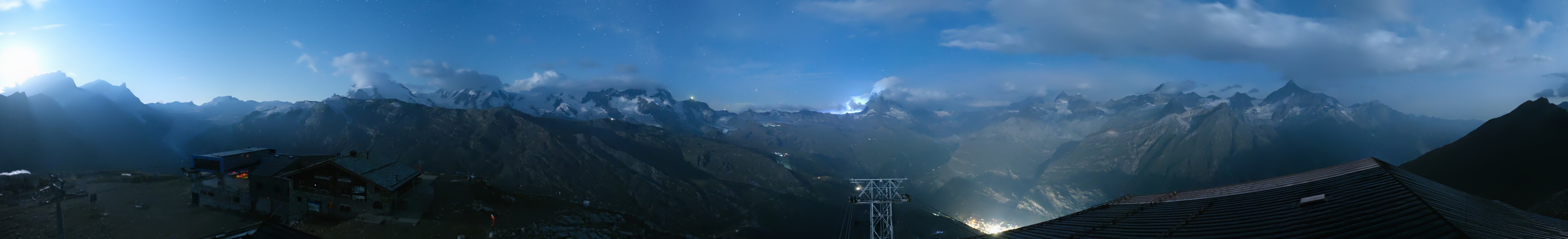 Archiv Foto Webcam Panoramablick vom Rothorn