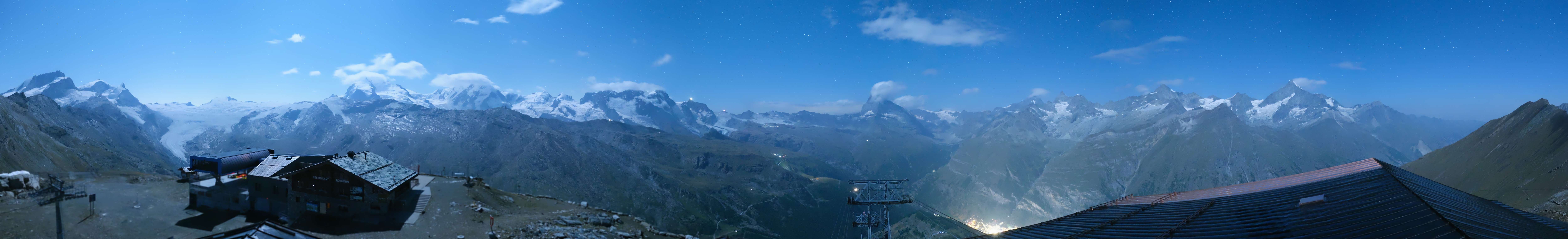 Archiv Foto Webcam Panoramablick vom Rothorn