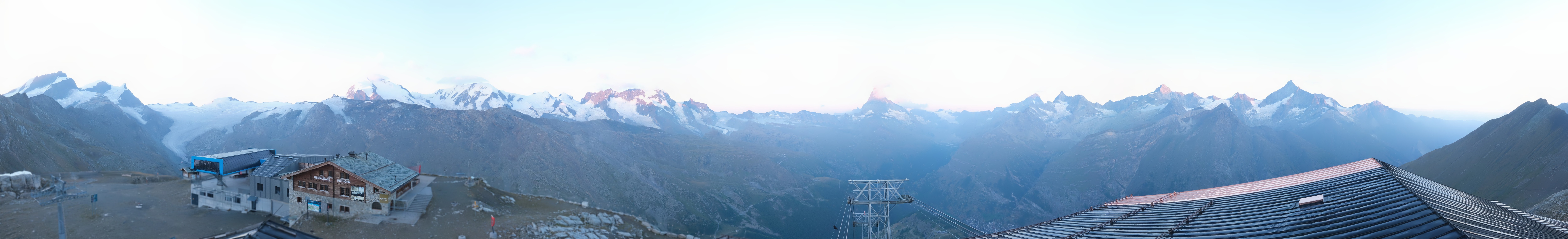 Archiv Foto Webcam Panoramablick vom Rothorn