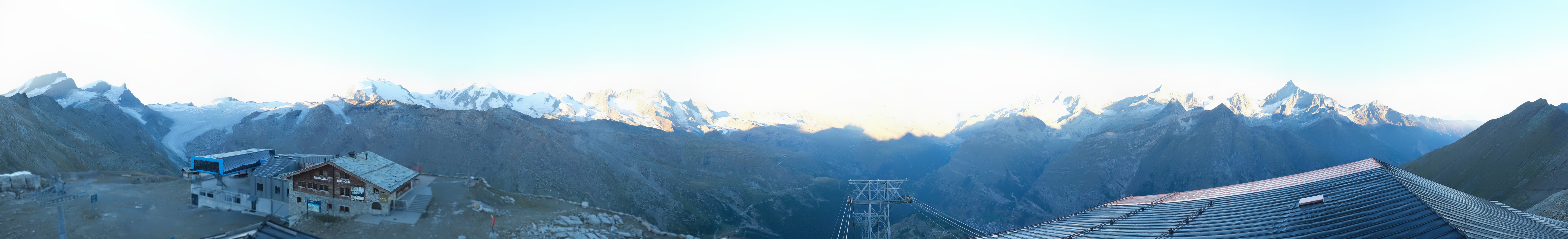 Archiv Foto Webcam Panoramablick vom Rothorn